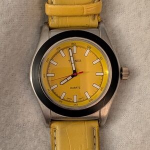 Bijoux Terner Yellow and Silver Watch